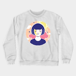 Eclipse girl Crewneck Sweatshirt